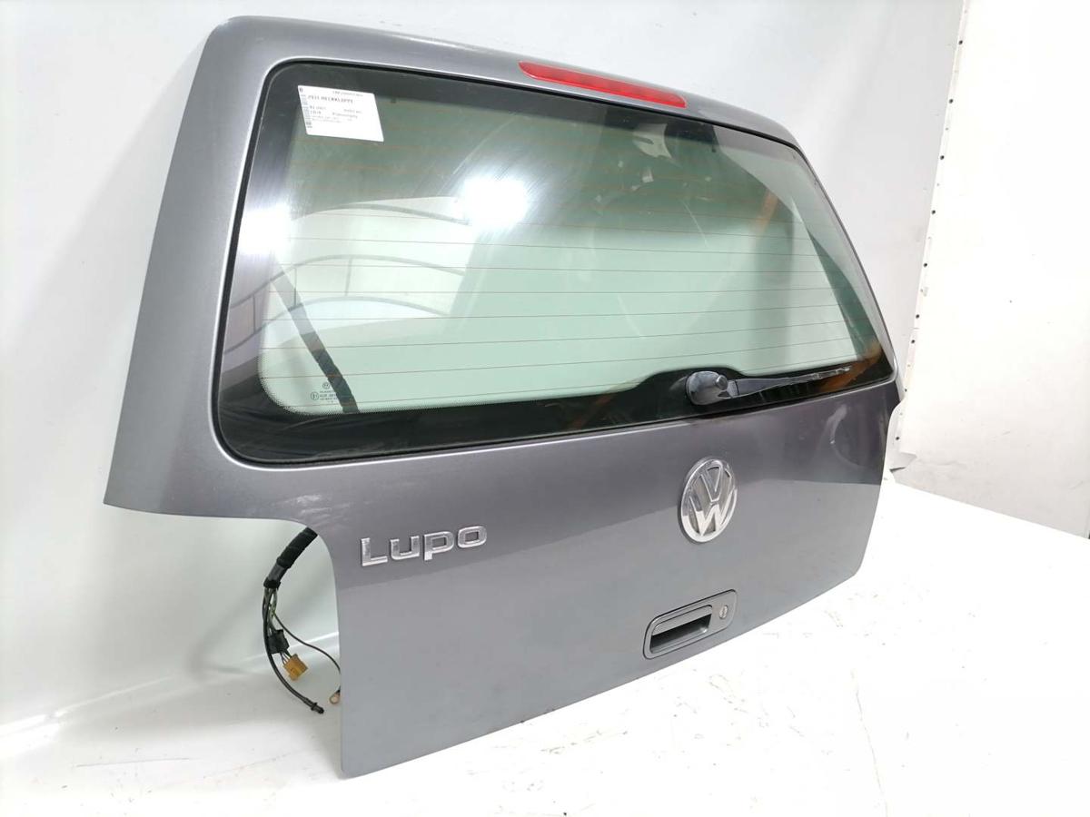 VW Lupo original Heckklappe mit Heckscheibe LD7X Platinumgrey Bj.2003